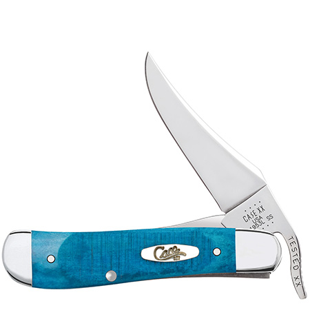 Caribbean Blue Bone - Sawcut Jig RussLock® Pocket Knife - Case® Knives